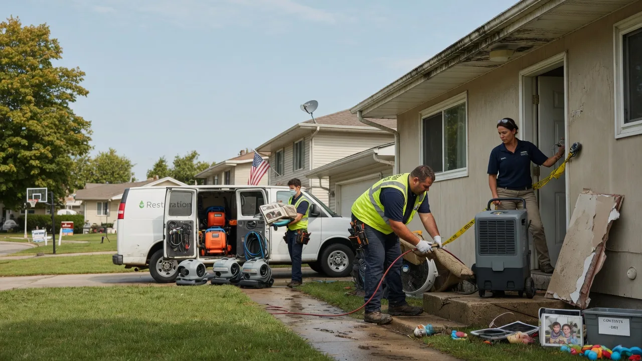 Water Damage Restoration in Heyworth, IL near me